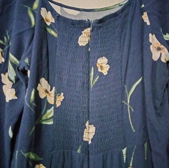 Floral Ruffle Sleeve Mini Dress - Picture 4 of 5